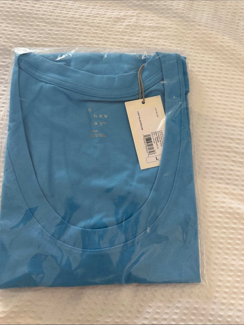 a new day Bright Blue Scoop Neck Tee